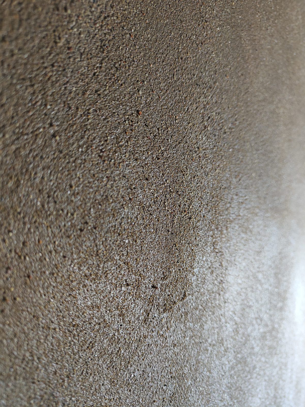 De korrel van dezelfde wand van dichtbij
